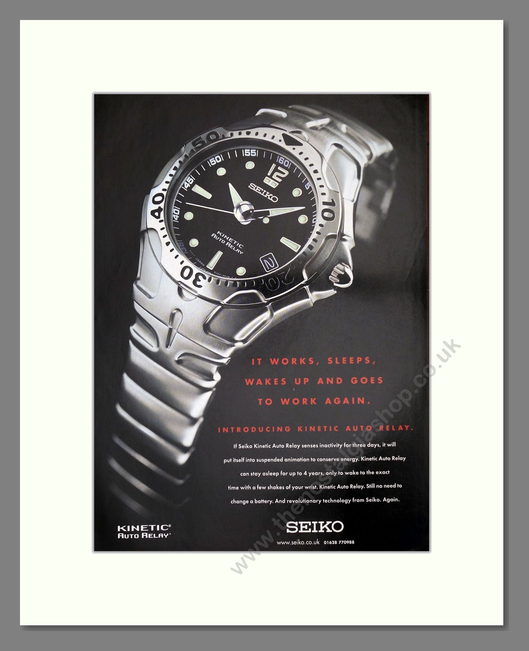 Seiko shops Kinetic Rare Style