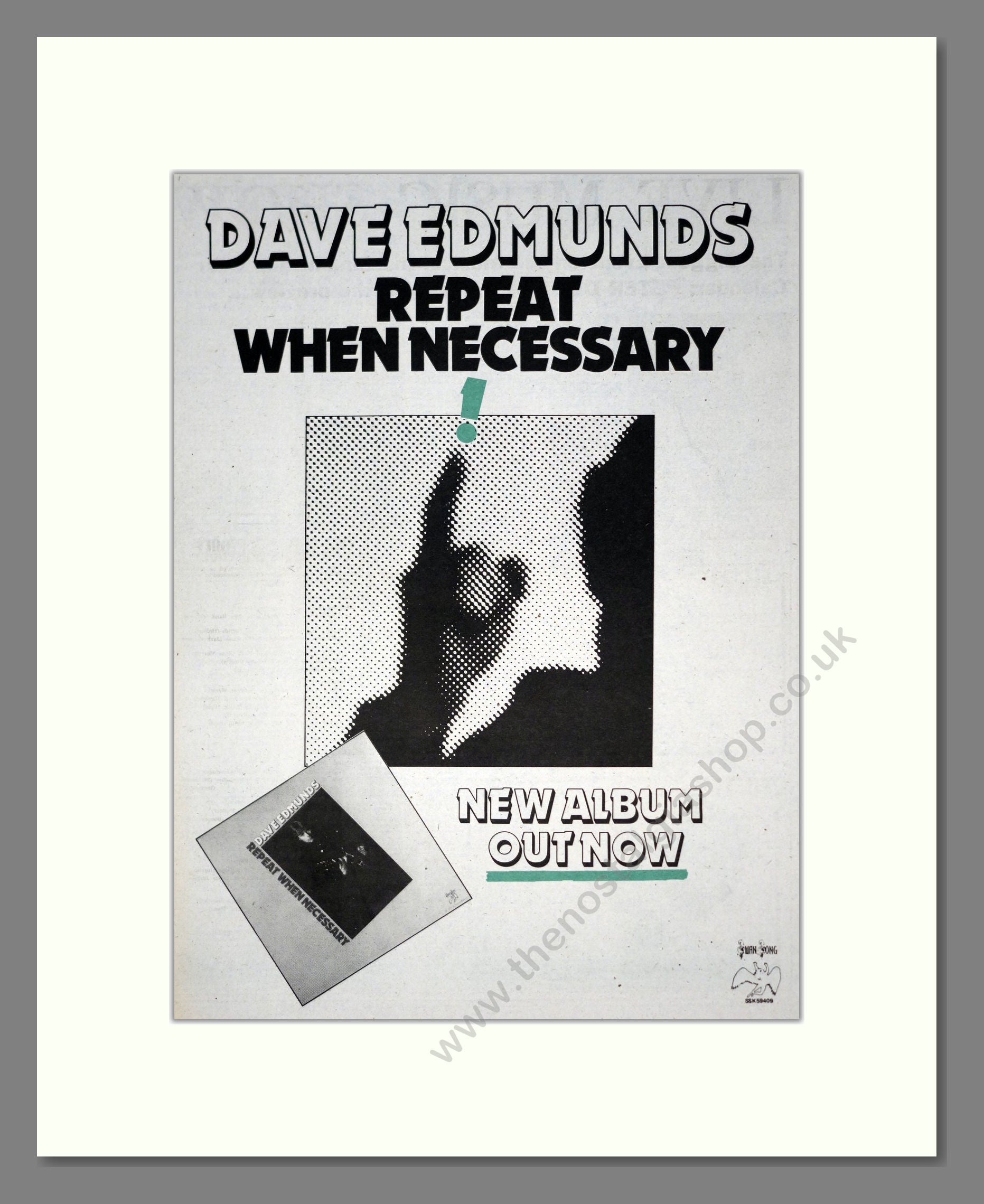 Dave Edmunds - Repeat When Necessary. Vintage Advert 1979 (ref AD19030 ...