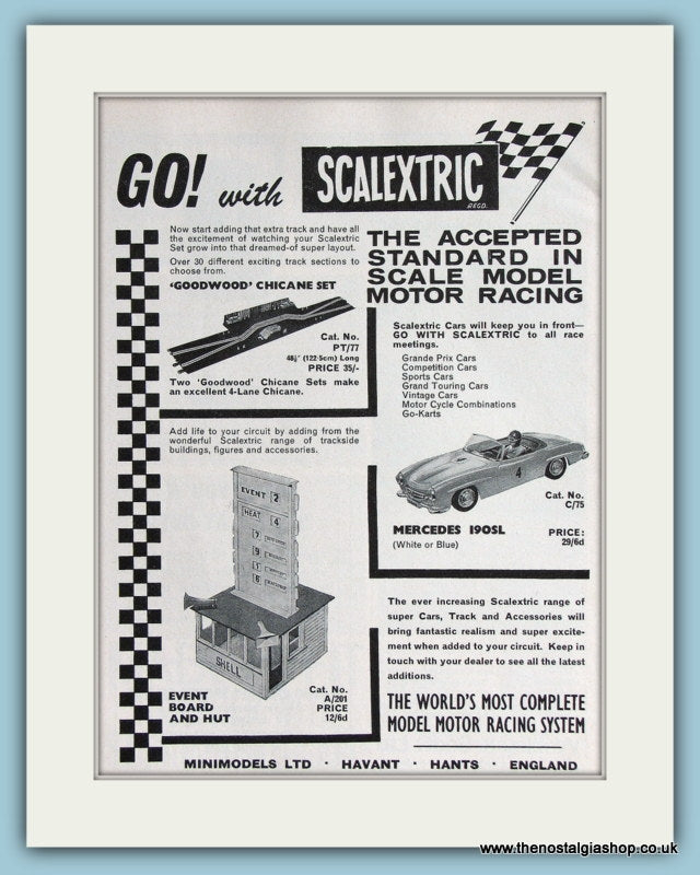 scalextric model motor racing