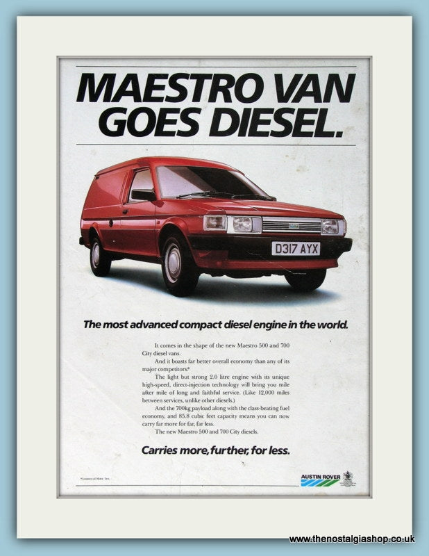 I was there : Dealer and fleet launches of the Austin Maestro - AROnline