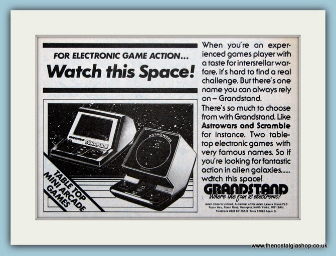 Grandstand on sale electronic games