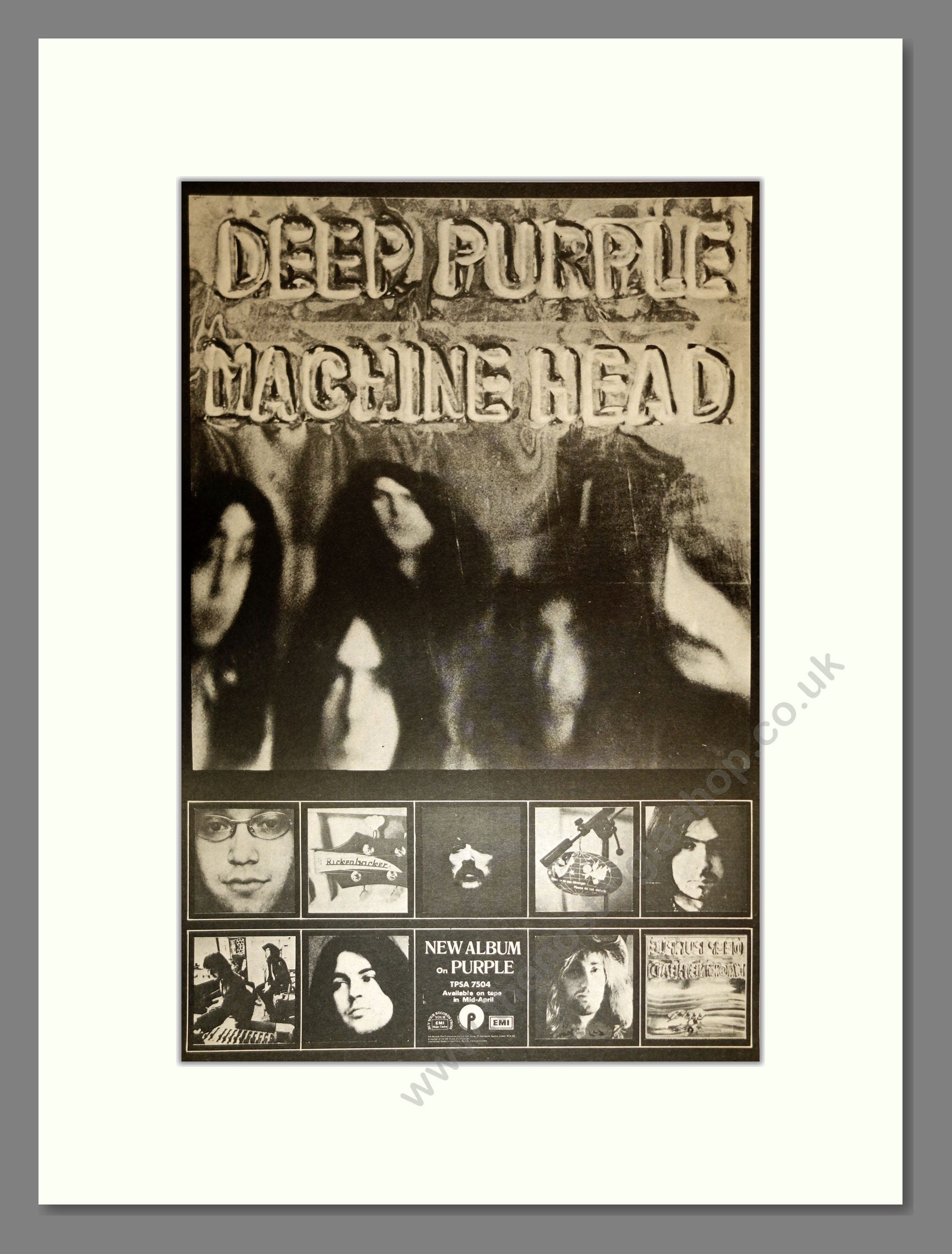 Deep Purple - Machine Head . Vintage Advert 1972 (ref AD17119) – The  Nostalgia Shop