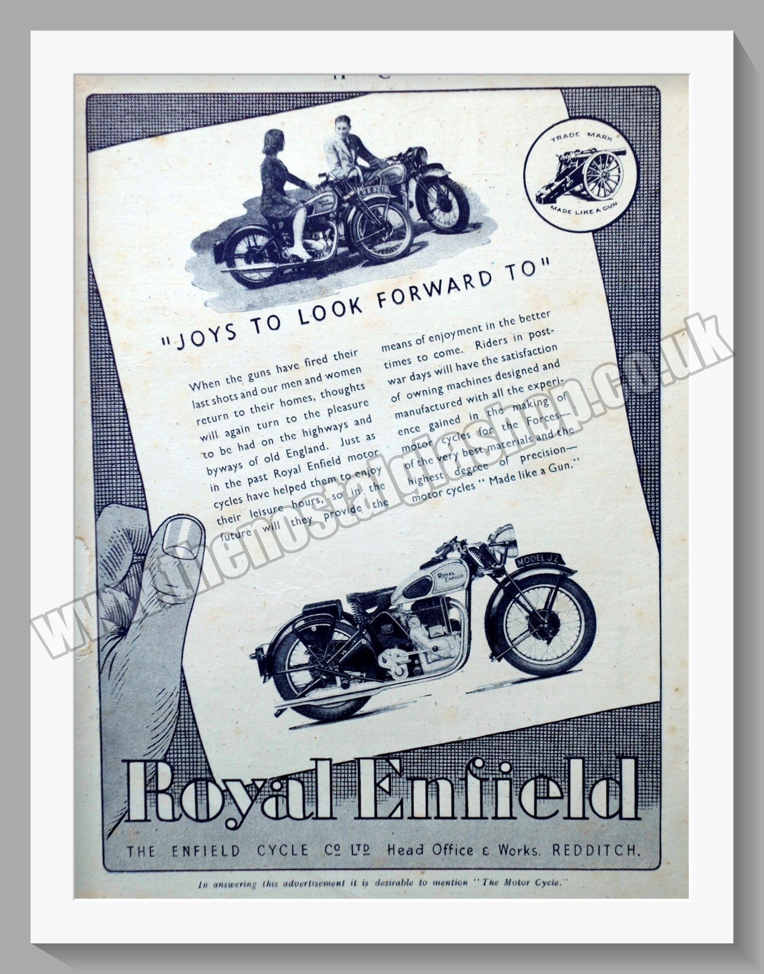 Royal enfield deals material