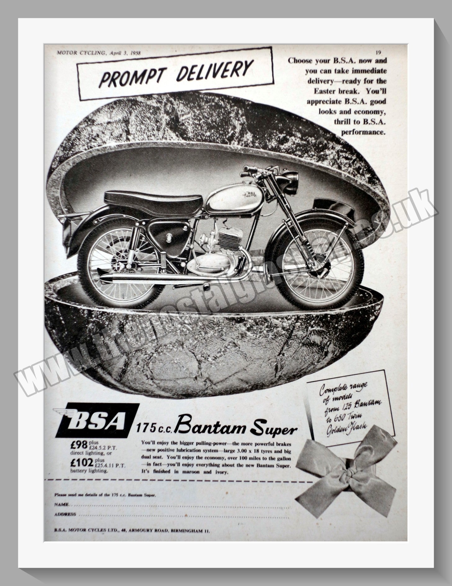 1958 deals bsa bantam