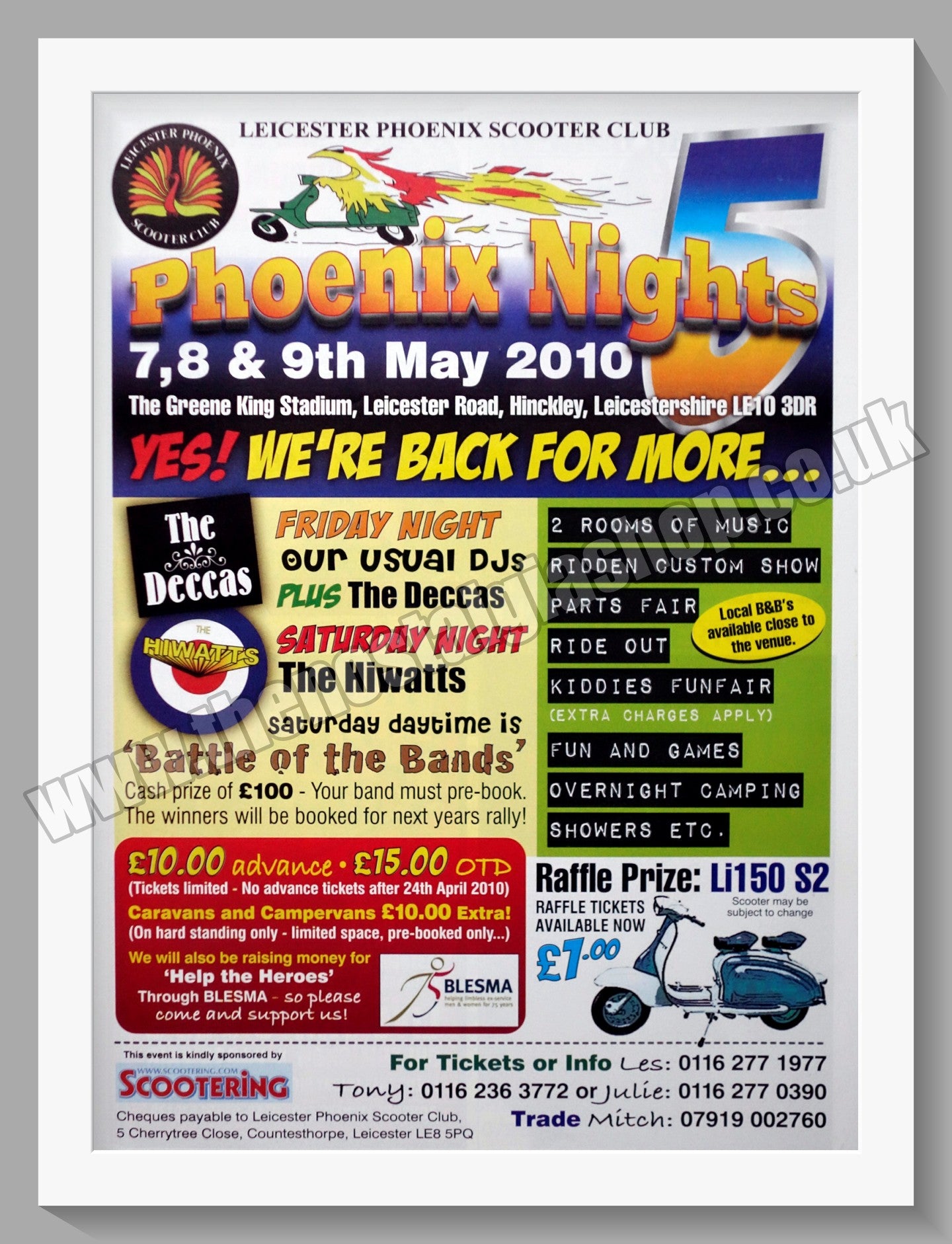 Phoenix Nights 5 Scooter Event 2010. Original Advert (ref AD60258) – The  Nostalgia Shop