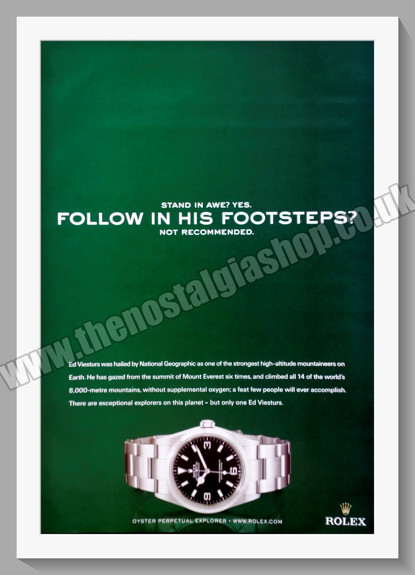 Rolex adverts 2025