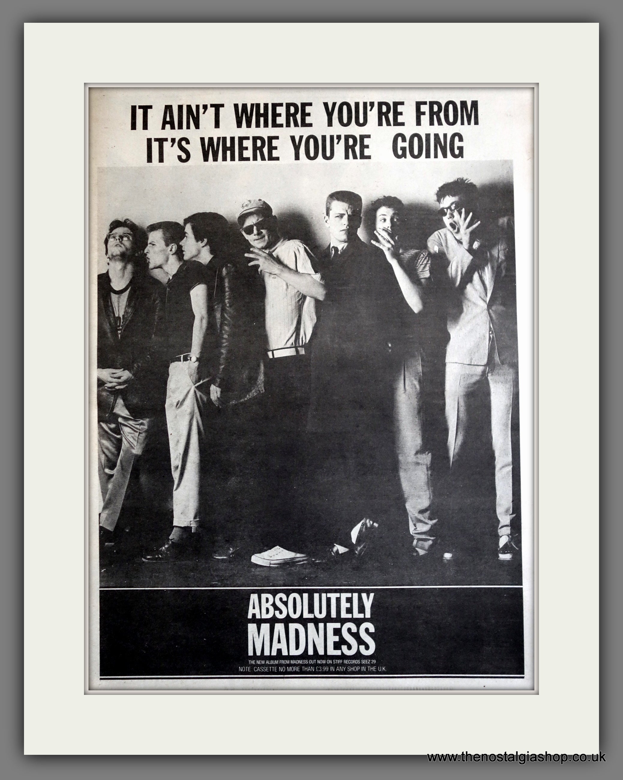 Madness. Absolutely Madness. 1980 Large Original Advert (ref AD15299 ...