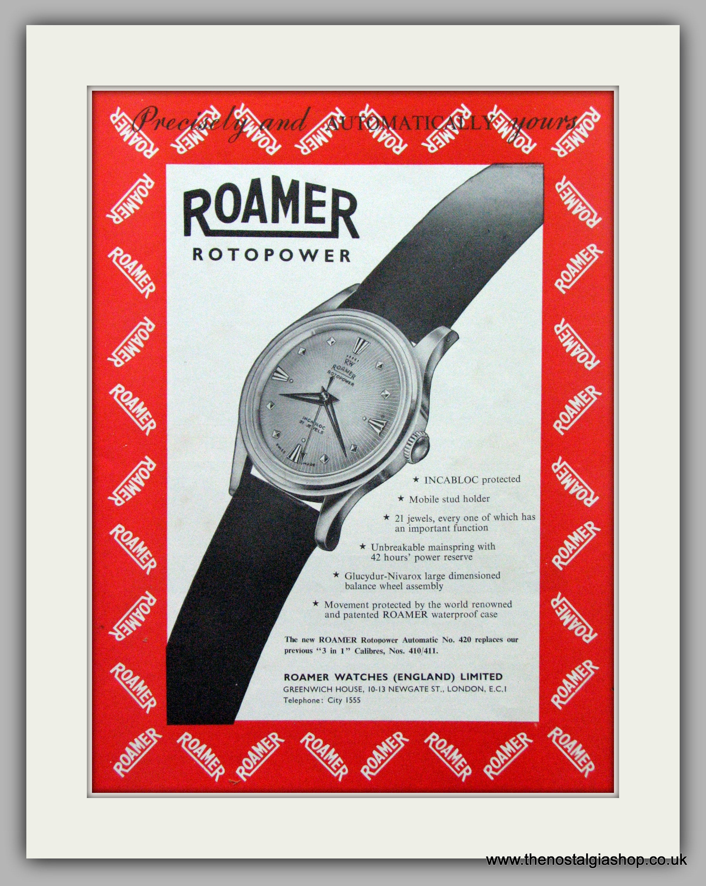 Old on sale roamer watches