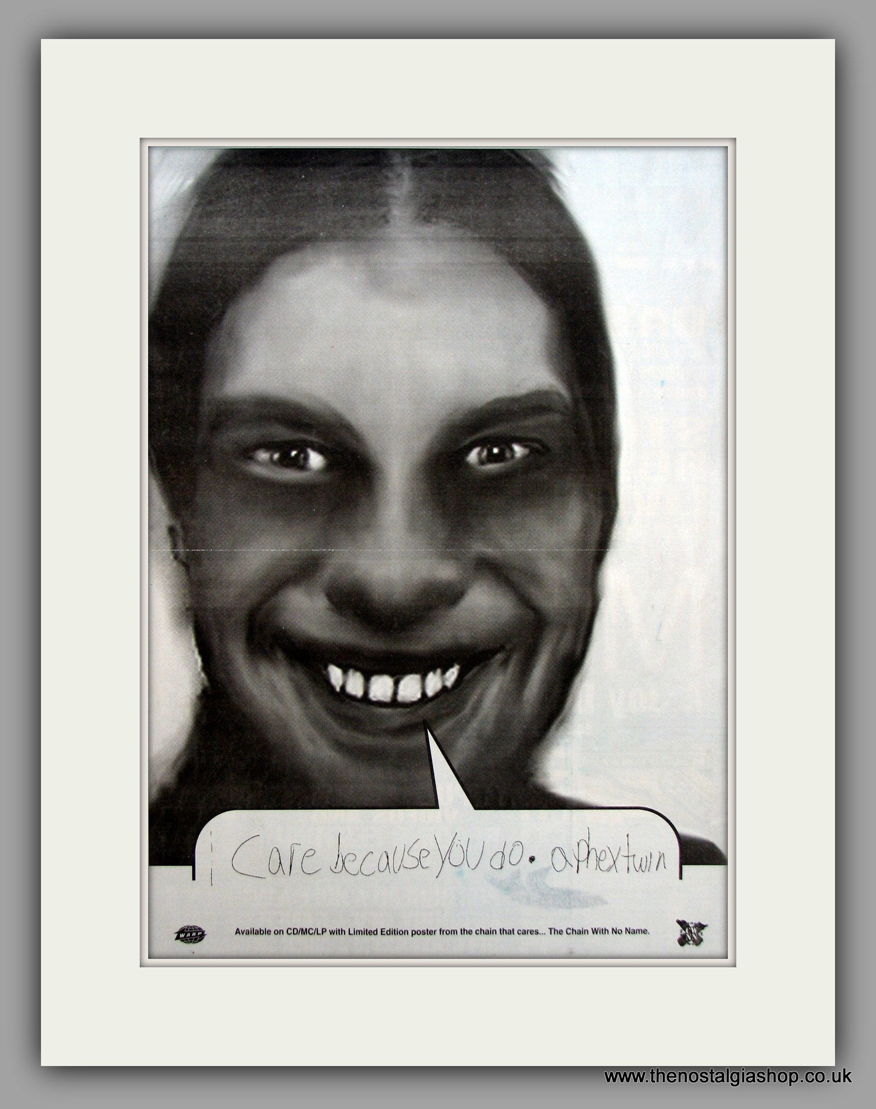 Aphex Twin-I Care Because you Do. Original Vintage Advert 1995 (ref AD10596)