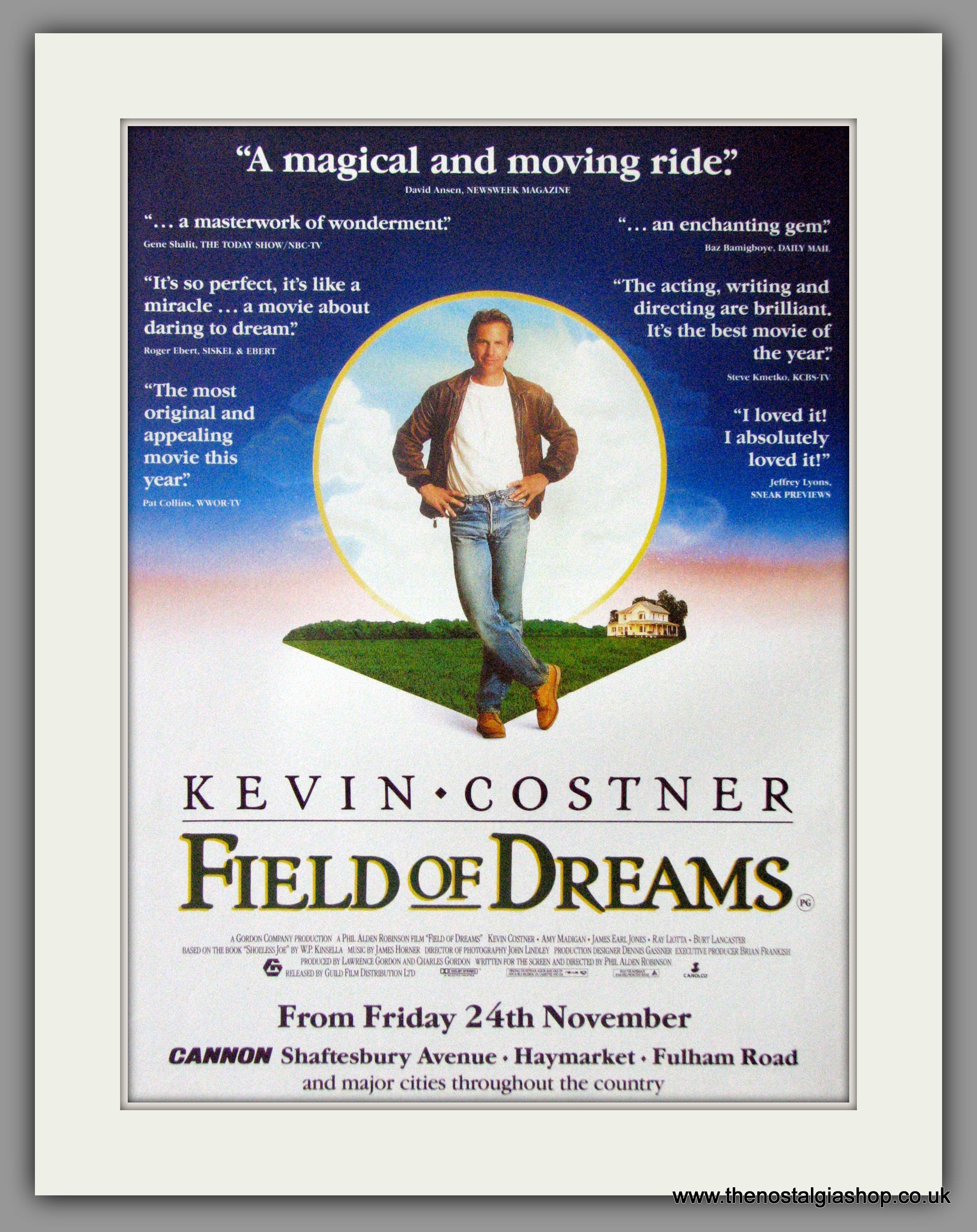 Field Of Dreams. Original Advert 1989 (ad50765) – The Nostalgia Shop