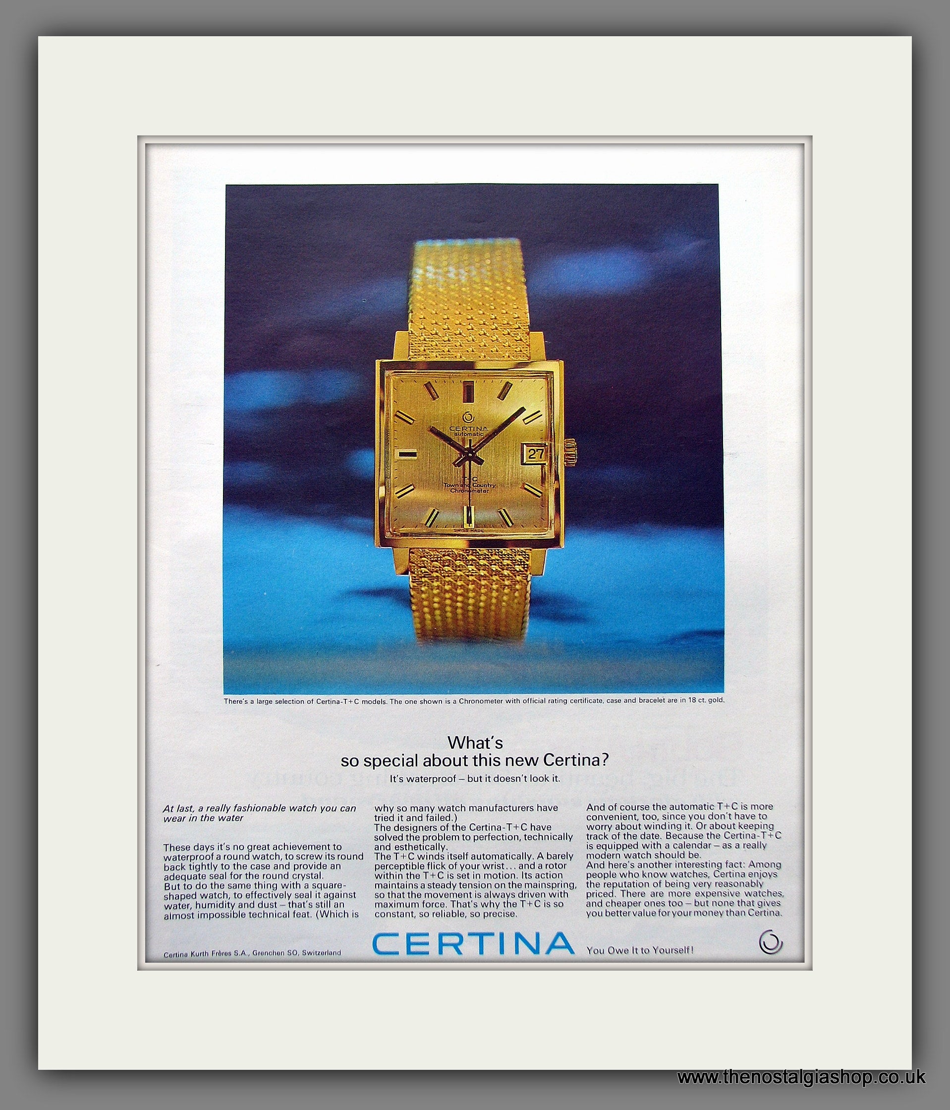 Certina chronometer clearance