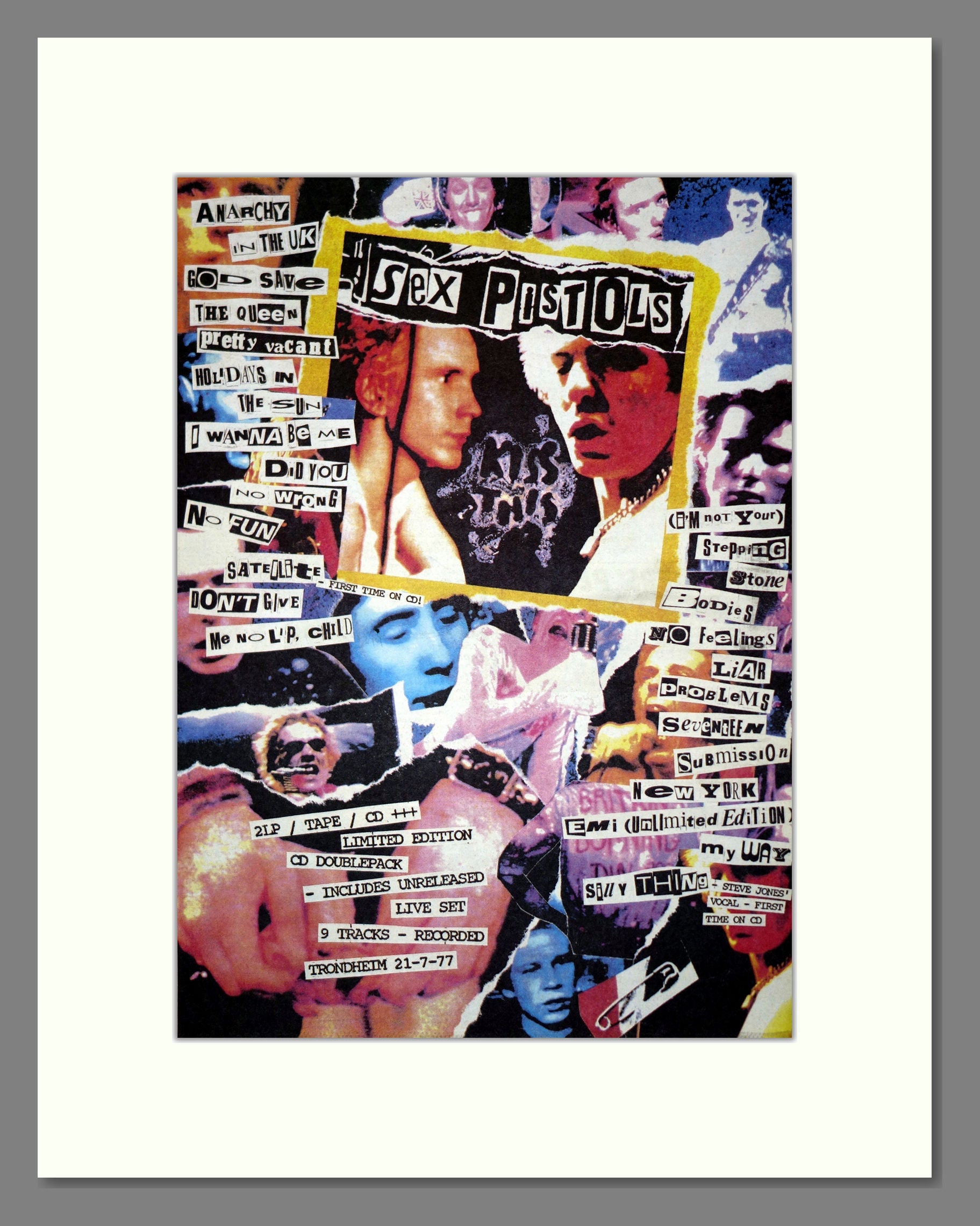 Sex Pistols - Kiss This. Vintage Advert 1992 (ref AD17638) – The Nostalgia  Shop