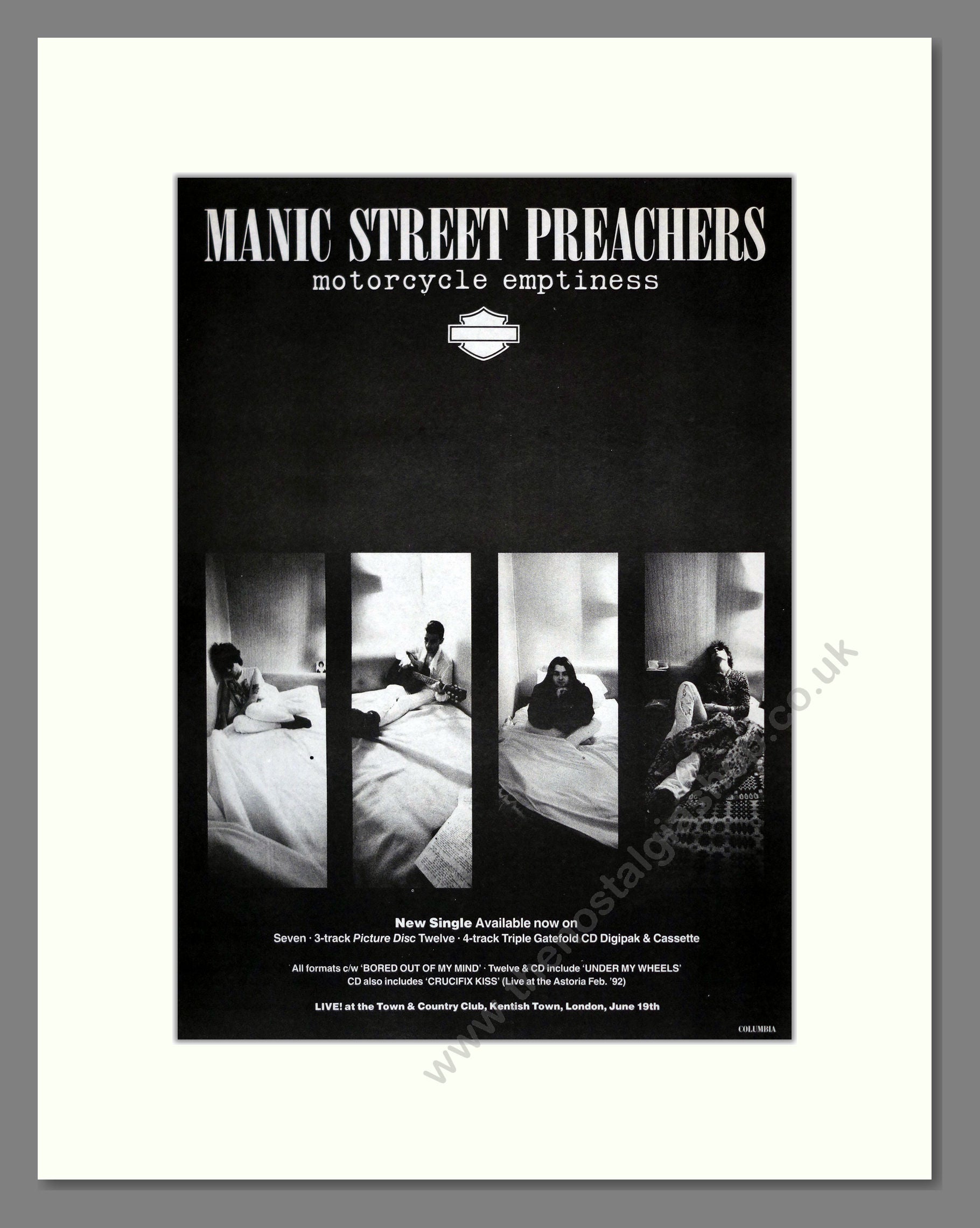 新作正規品vintage 1992年 manic street preachers tシャツ　マニックストリートプリーチャーズ　ラフシモンズ nirvana 90s raf simons ニルヴァーナ Tシャツ