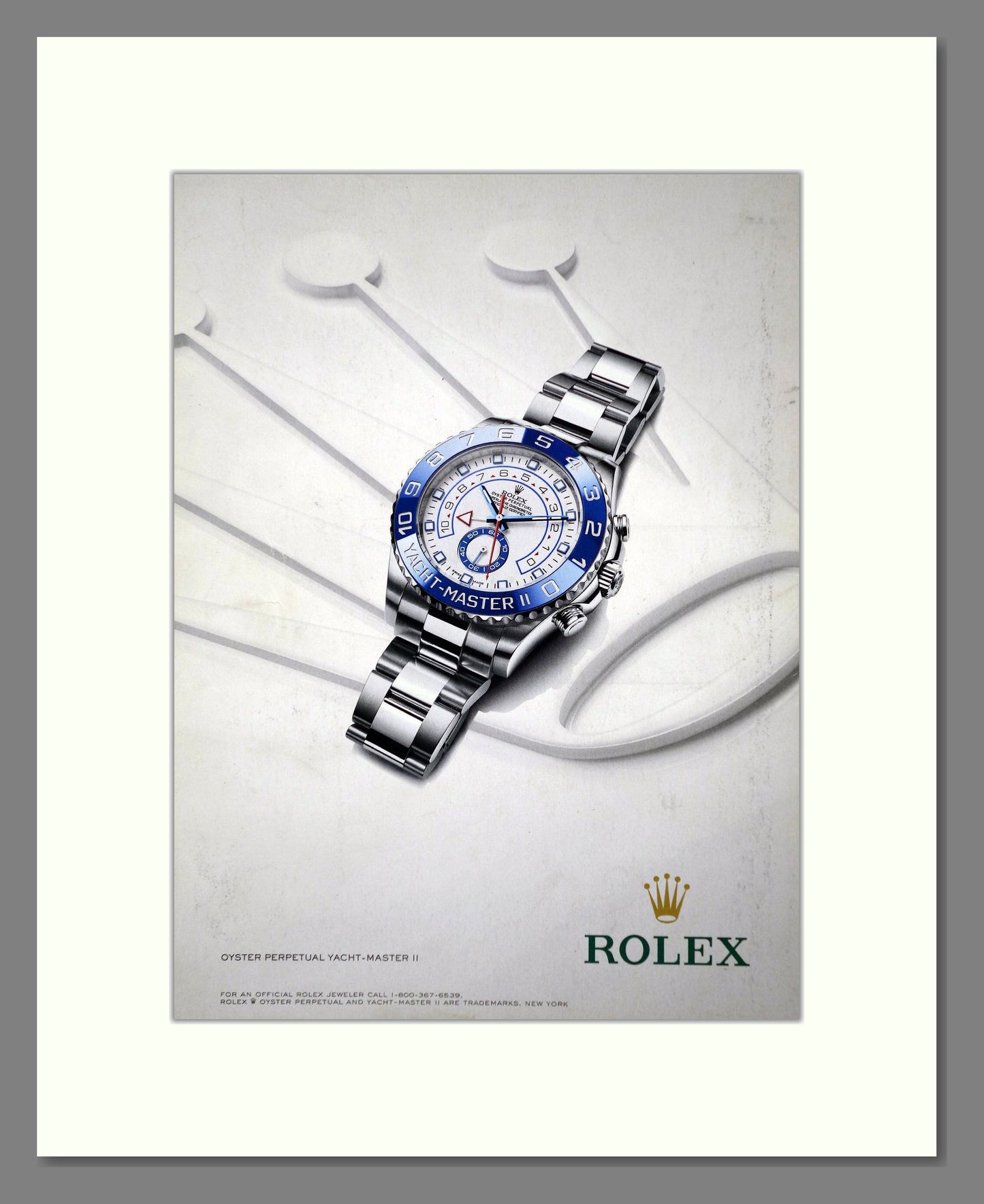 Rolex Oyster Perpetual Yacht-Master. Original Advert 2014 (ref AD63145)