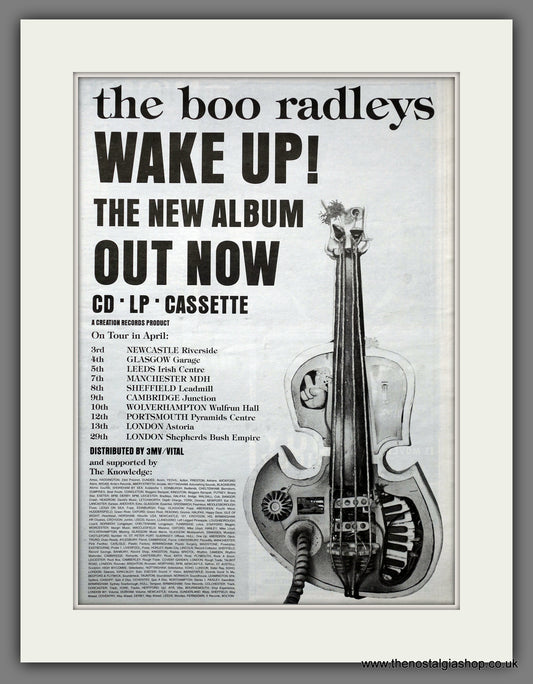 Boo Radleys (The) Wake Up. Original Advert 1995 (ref AD15621)