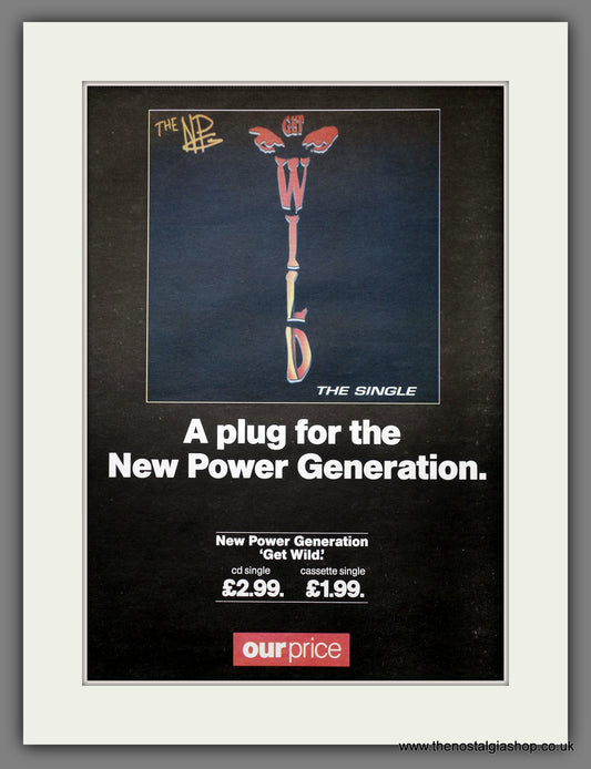 New Power Generation Get Wild. Original Advert 1995 (ref AD15633)