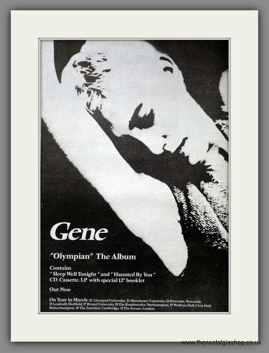 Gene Olympian. Original Advert 1995 (ref AD15635)