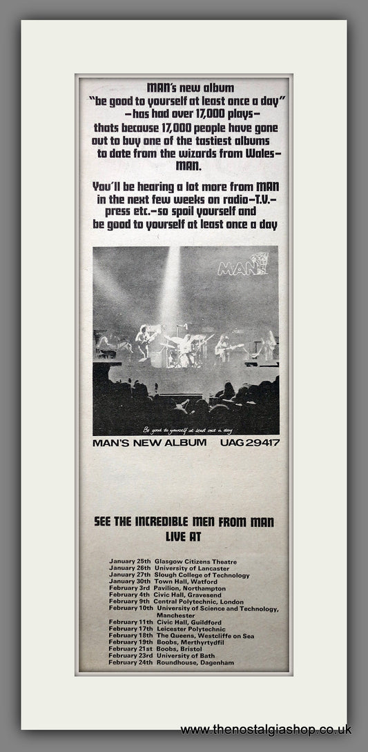 Man UK Tour. Original Advert 1973 (ref AD200775)