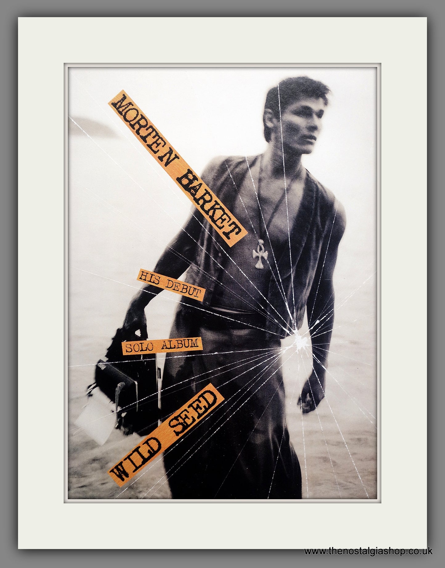 Morten Harket. Wild Seed. Original Advert 1995 (ref AD61186)