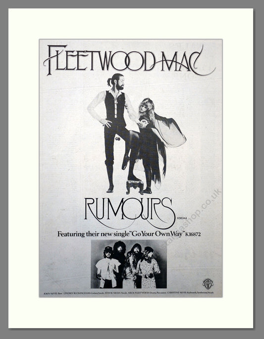 Fleetwood Mac Rumours. Original Advert 1977 (ref AD13040)