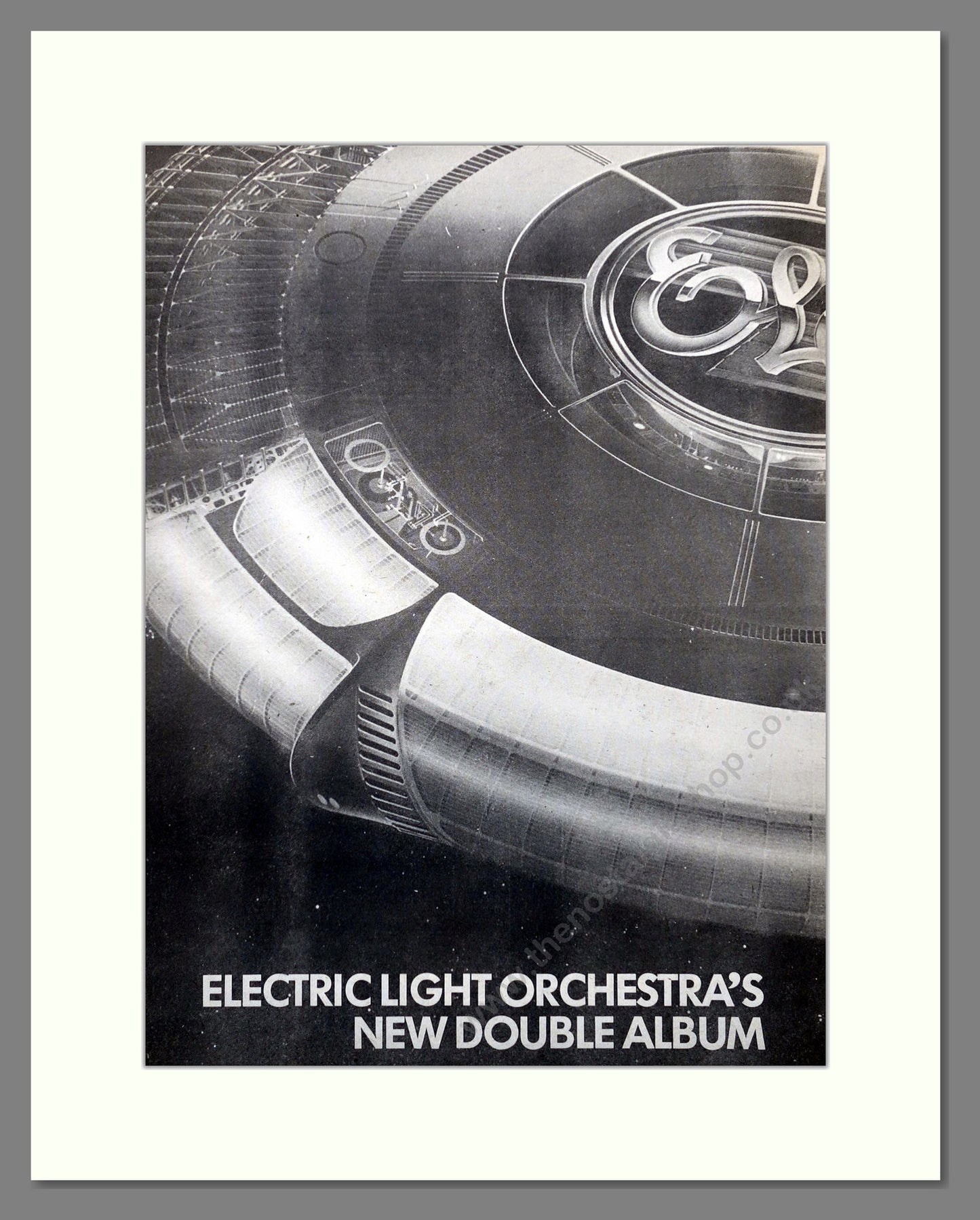 ELO Out Of The Blue. Original Double Advert 1977 (ref AD15677)