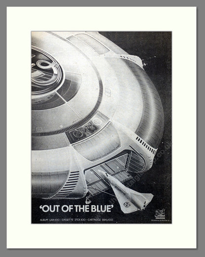 ELO Out Of The Blue. Original Double Advert 1977 (ref AD15677)