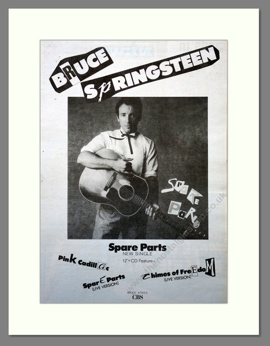 Bruce Springsteen Spare Parts. 1988 Large Original Advert (ref AD15694)