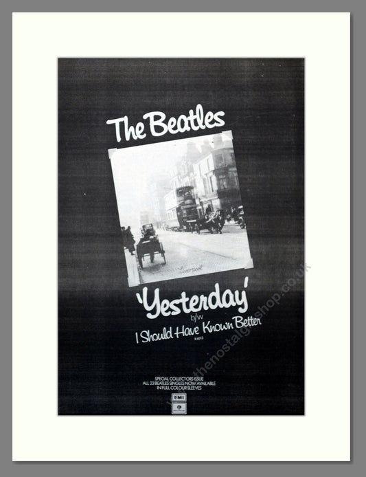 Beatles (The) Yesterday. Original Advert 1976 (ref AD15720)