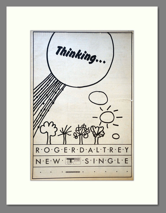 Roger Daltrey - Thinking. Vintage Advert 1973 (ref AD18192)