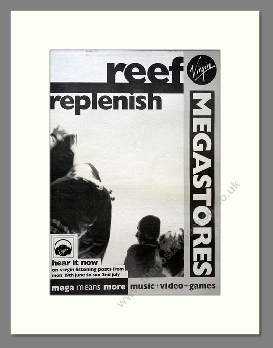 Reef - Replenish. Vintage Advert 1995 (ref AD18222)