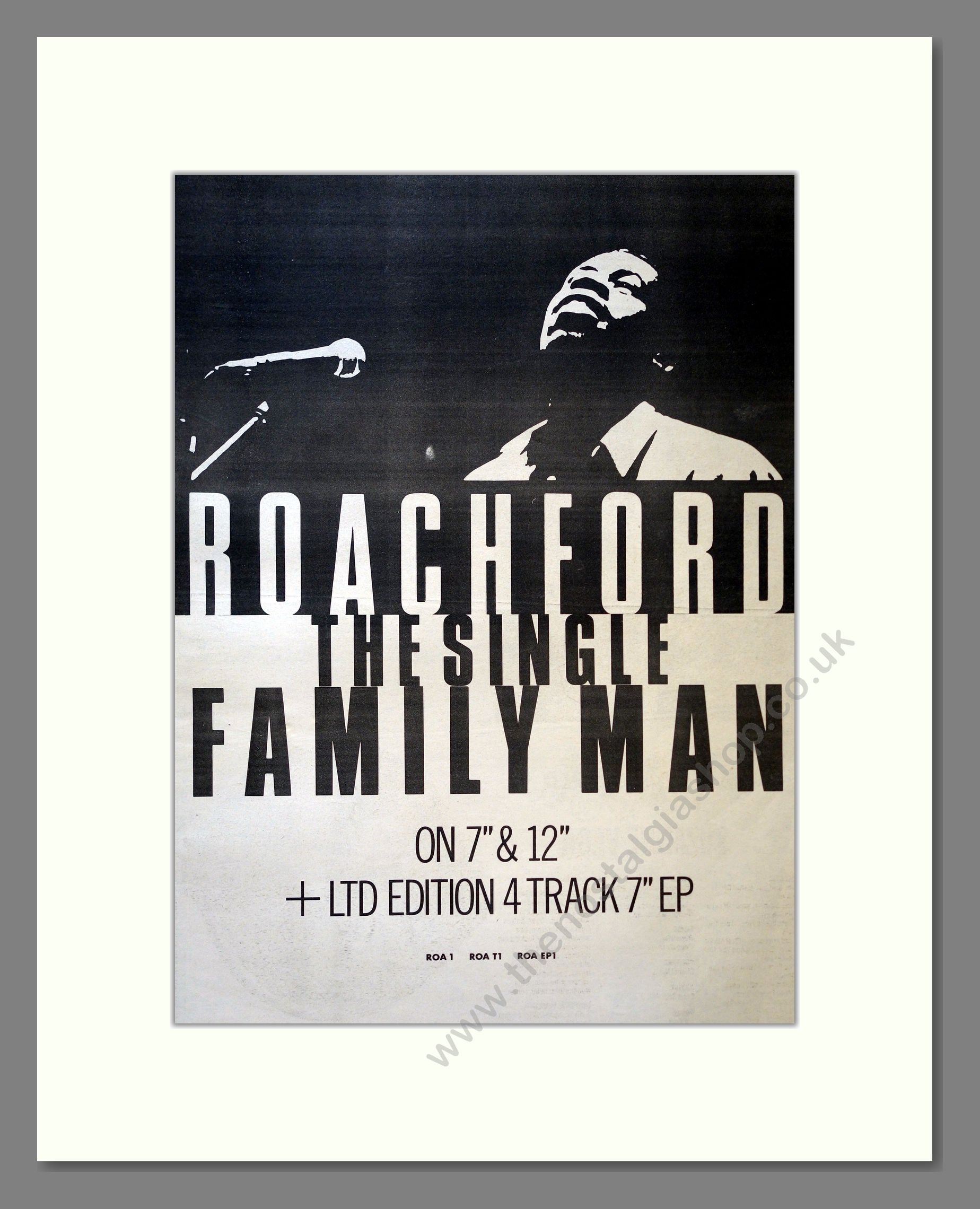 Roachford - Family Man. Vintage Advert 1988 (ref AD18277)