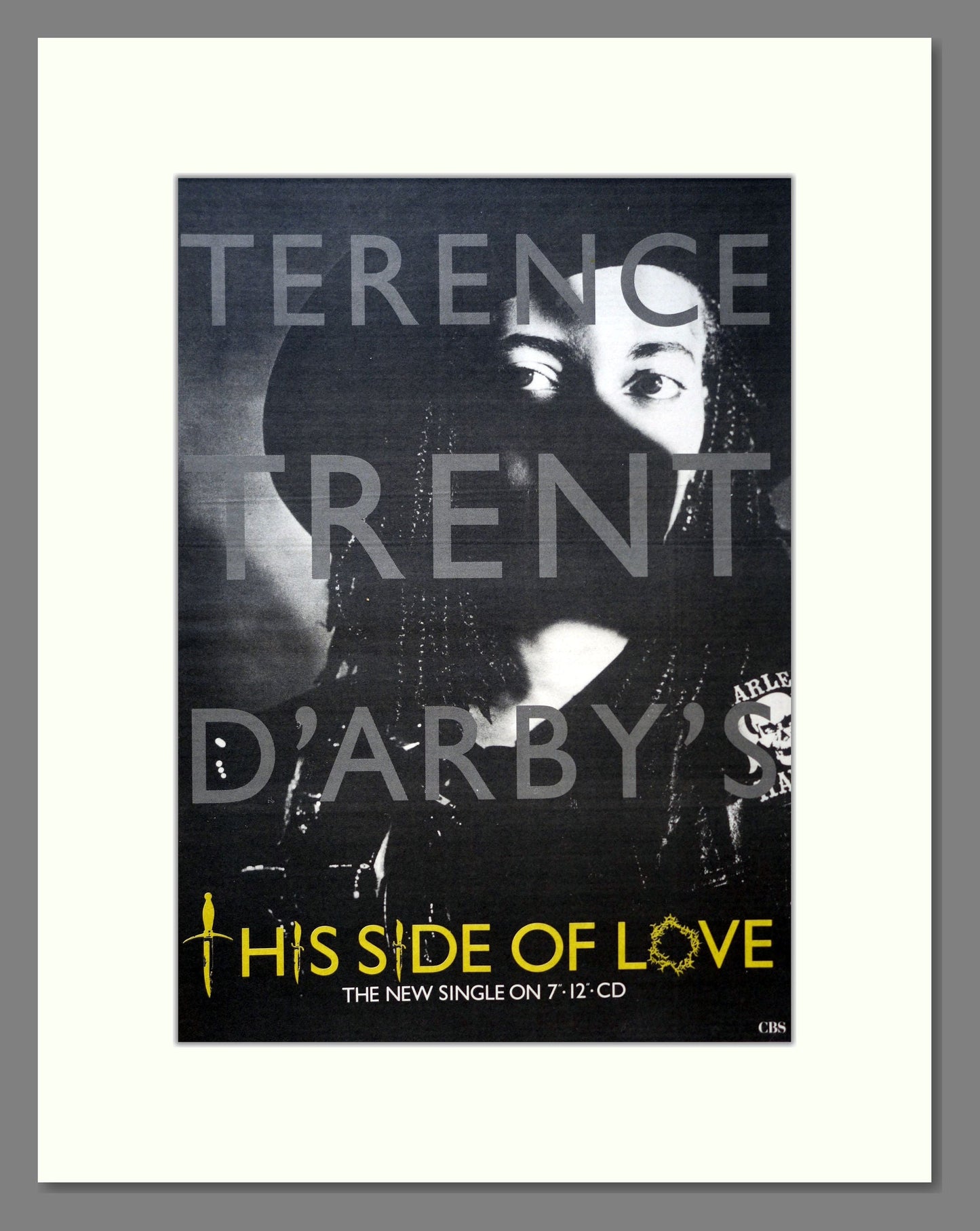 Terence Trent D'Arby - This Side Of Love. Vintage Advert 1989 (ref AD18293)