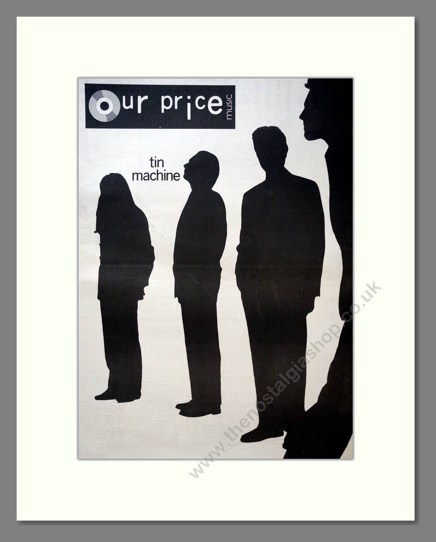 Tin Machine - Album. Vintage Advert 1989 (ref AD18391)