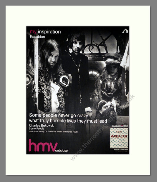 Kasabian - My Inspiration. Vintage Advert 2009 (ref AD301985)