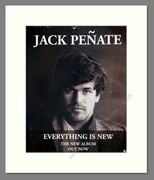 Jack Penate - Everything Is New. Vintage Advert 2009 (ref AD302037)