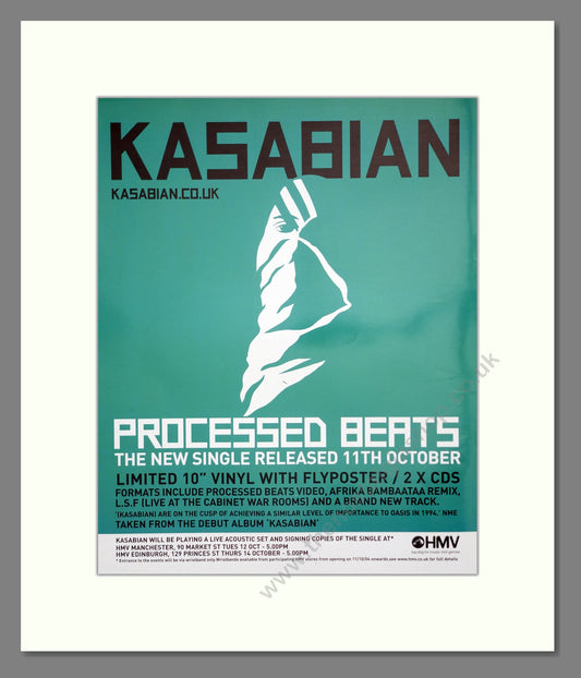 Kasabian - Processed Beats. Vintage Advert 2004 (ref AD302045)