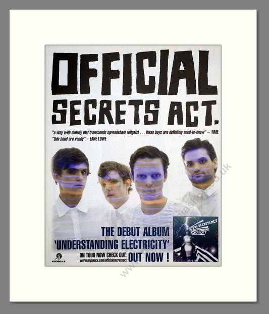 Official Secrets Act - Understanding Electricity. Vintage Advert 2009 (ref AD302061)