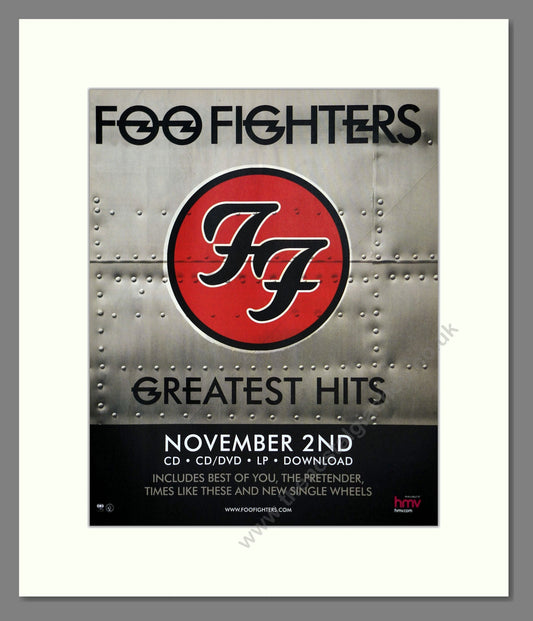 Foo Fighters - Greatest Hits. Vintage Advert 2009 (ref AD302074)