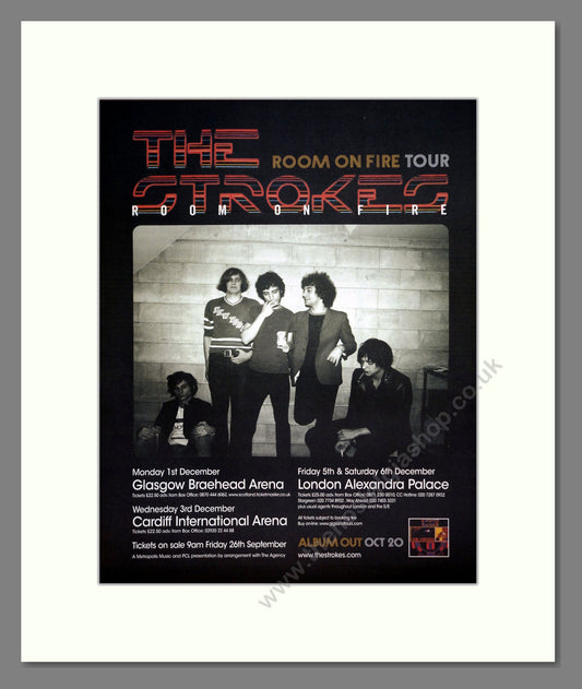 Strokes (The) - Room On Fire. Vintage Advert 2003 (ref AD302123)