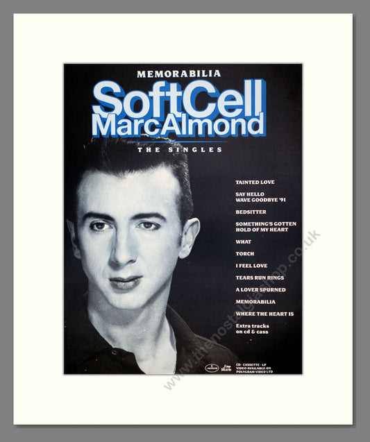 Soft Cell - Singles. Vintage Advert 1991 (ref AD302134)