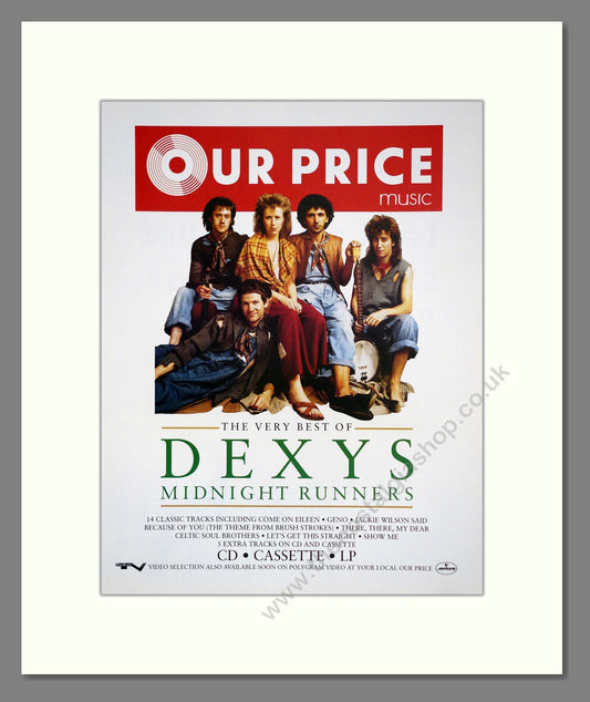 Dexys Midnight Runners - Best Of. Vintage Advert 1991 (ref AD302137)