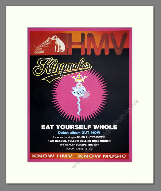 Kingmaker - Eat Yourself Whole. Vintage Advert 1992 (ref AD302161)