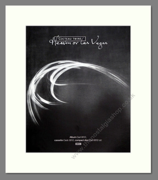 Cocteau Twins - Heaven Or Las Vegas. Vintage Advert 1990 (ref AD302169)