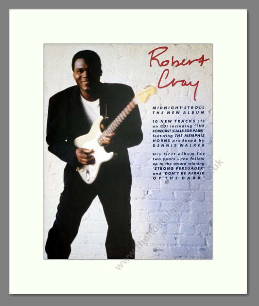 Robert Cray - Midnight Stroll. Vintage Advert 1990 (ref AD302178)