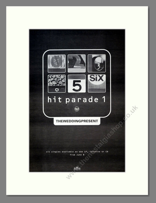 Wedding Present (The) - Hit Parade 1. Vintage Advert 1992 (ref AD18500)