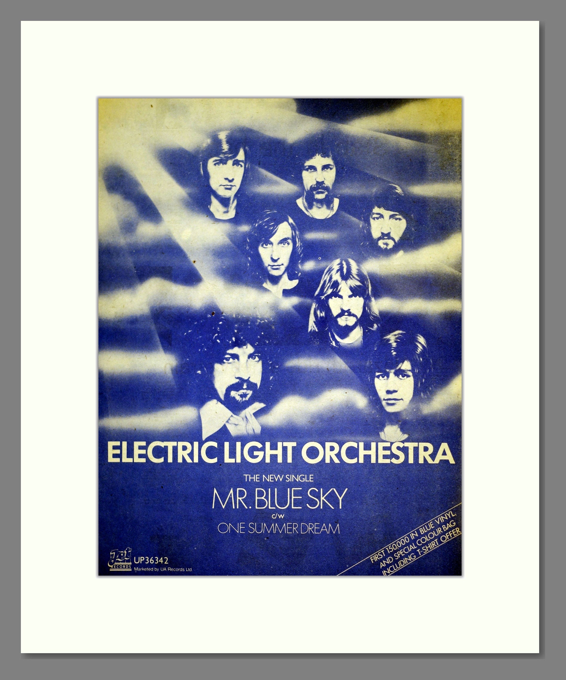 Electric Light Orchestra - Mr Blue Sky. Vintage Advert 1978 (ref AD18556)