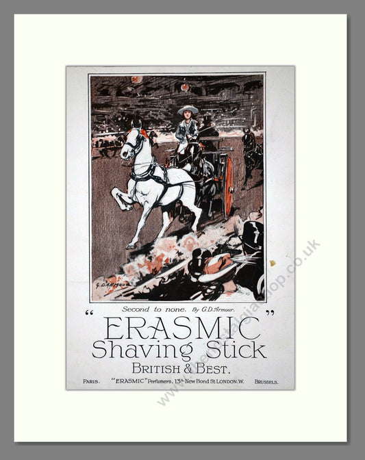 Erasmic - Shaving Stick. Vintage Advert 1920 (ref AD62174)