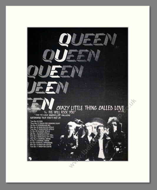 Queen - Crazy Little Thing Called Love. Vintage Advert 1979 (ref AD18590)