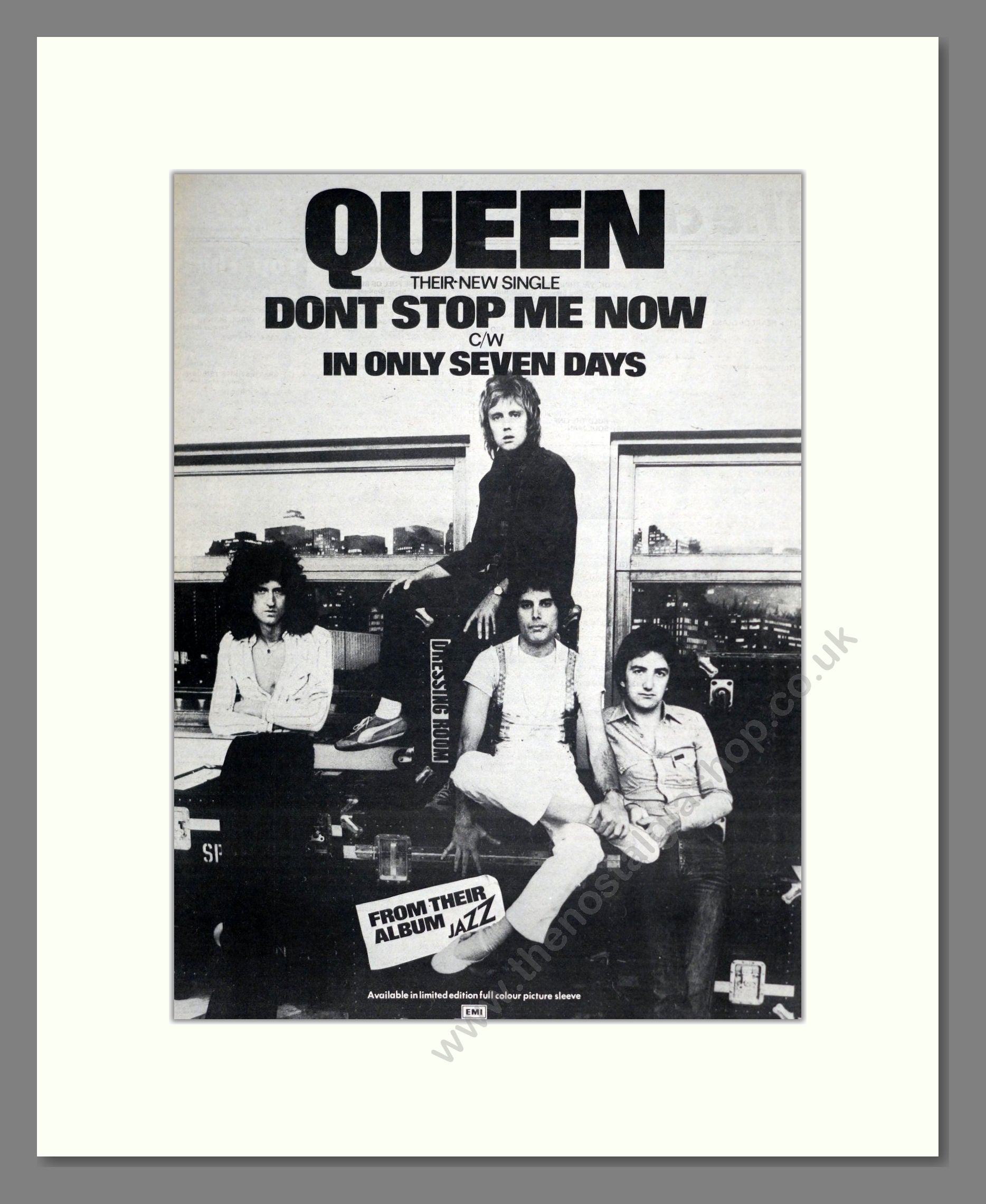 Queen - Don't Stop Me Now. Vintage Advert 1979 (ref AD18593)