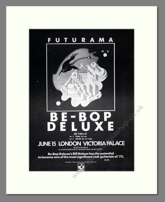 Be-Bop Deluxe - Futurama. Vintage Advert 1975 (ref AD18608)